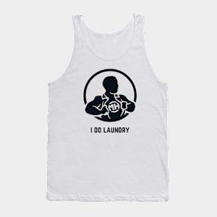 Front: I Do Laundry Back: Husband of the Year Tank Top